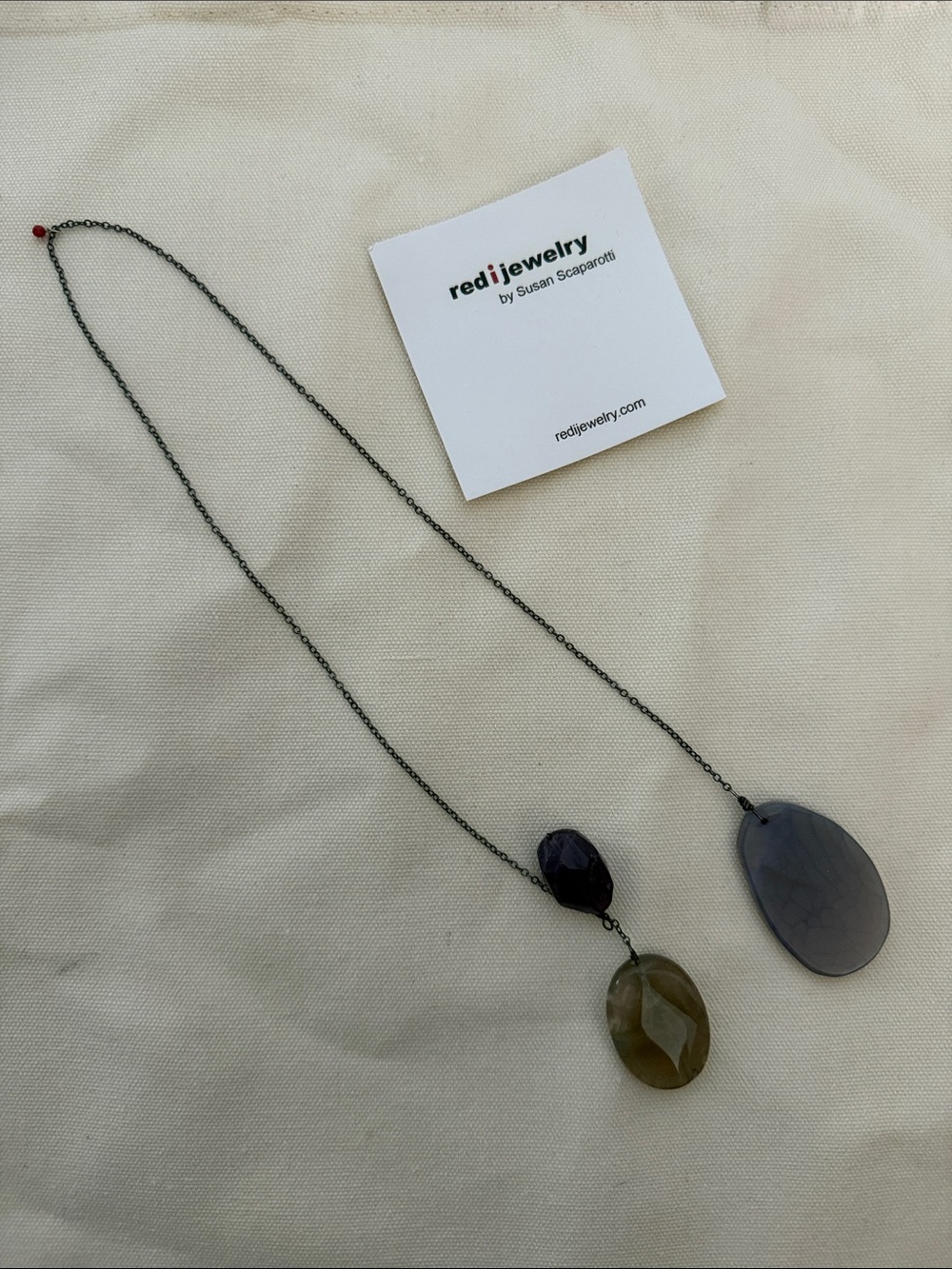 Purple Gemstone Necklace